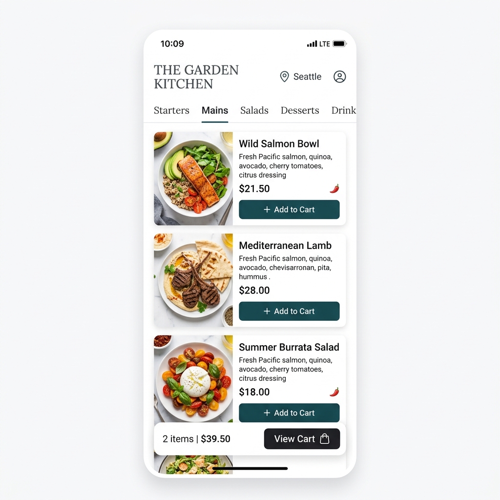 QR Menus